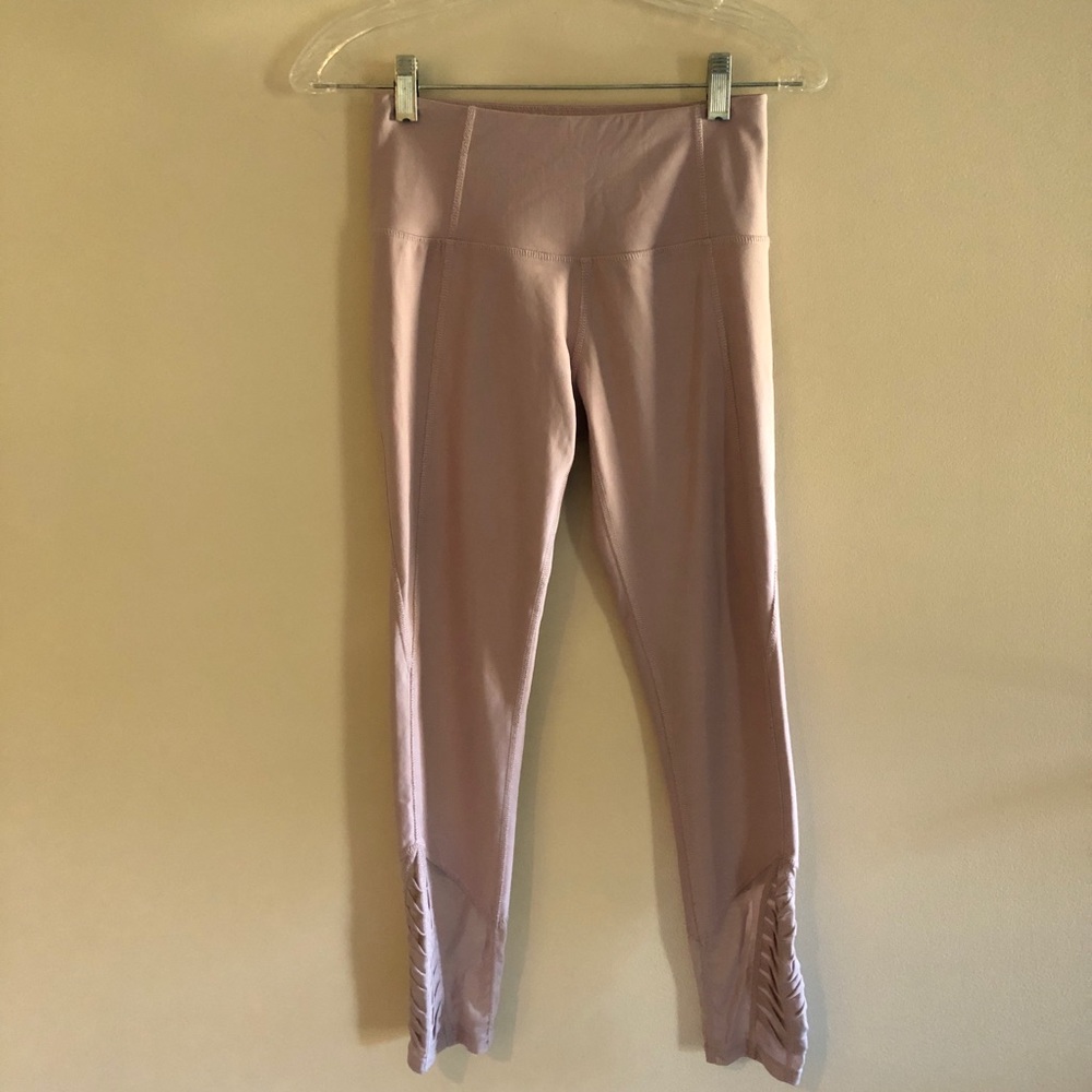 Apana Light Purple Ankle Length Leggings